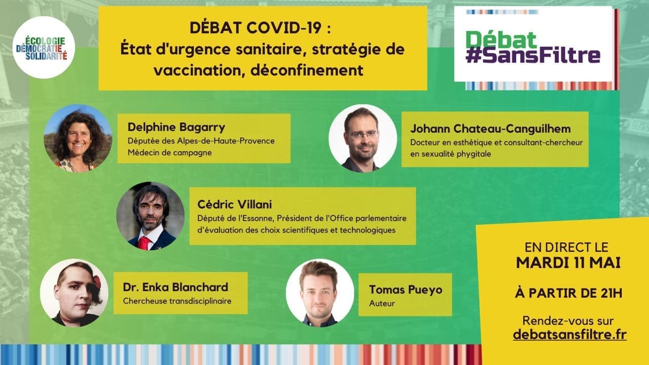 D&eacute;bat #sansfiltre sur la COVID-19 - 11 mai 21