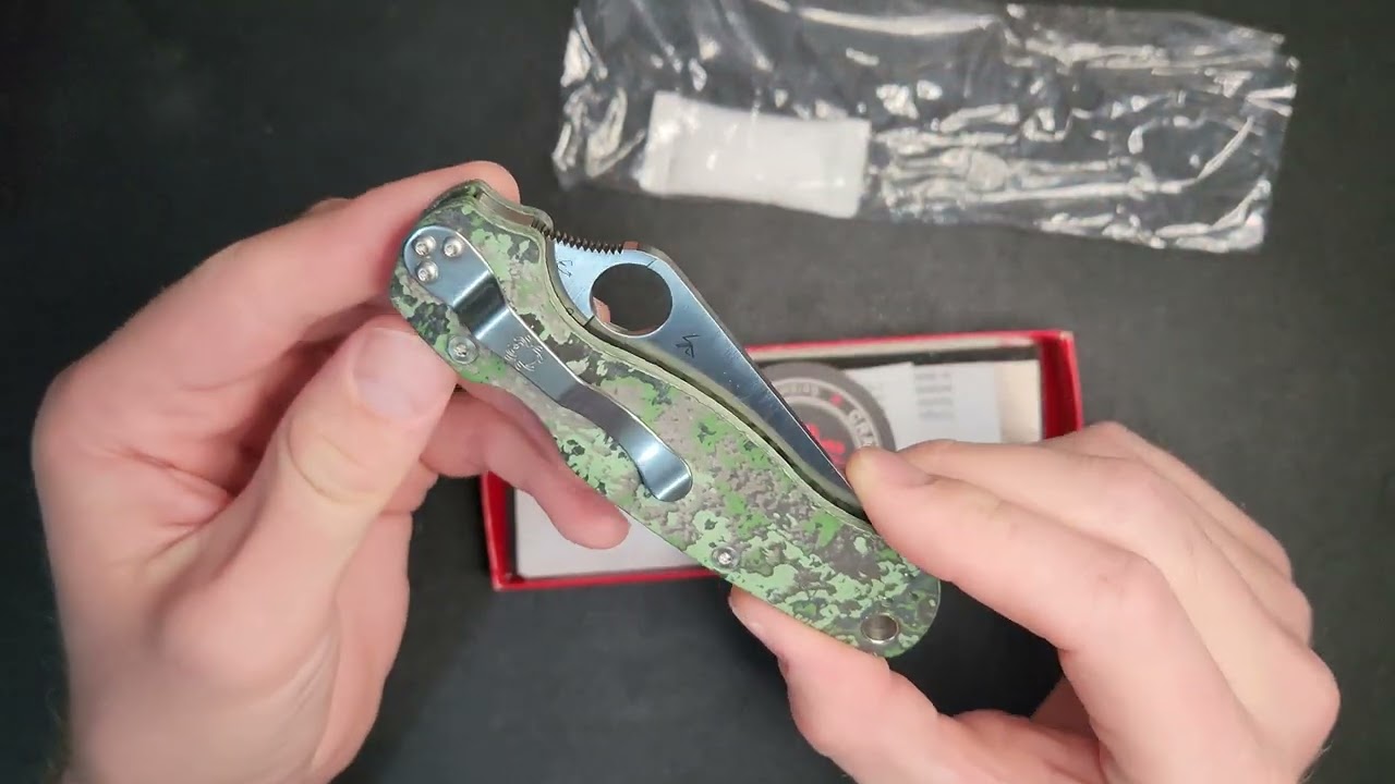 Unboxing my 1st compression lock SMKW Exclusive Para Military 2 with Fat Carbon and CPM M4