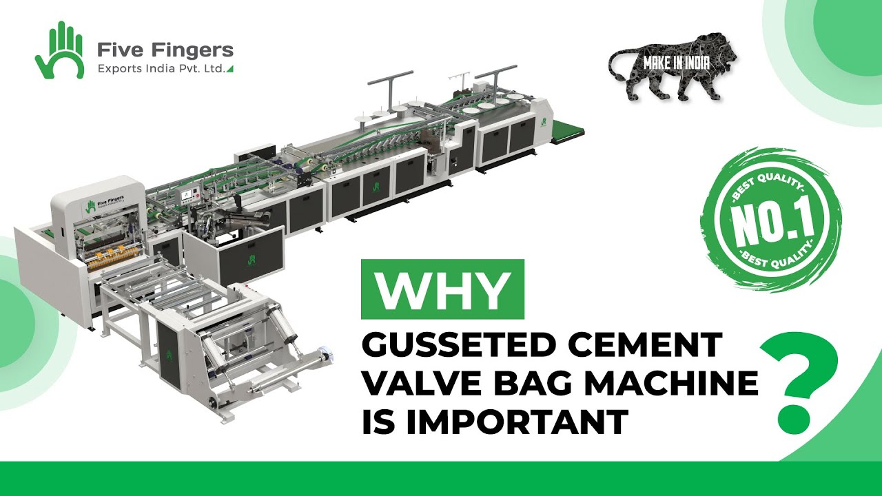 Best Alternative to Block Bottom Cement Bags | Gusseted Cement Valve Bag Making Machine |