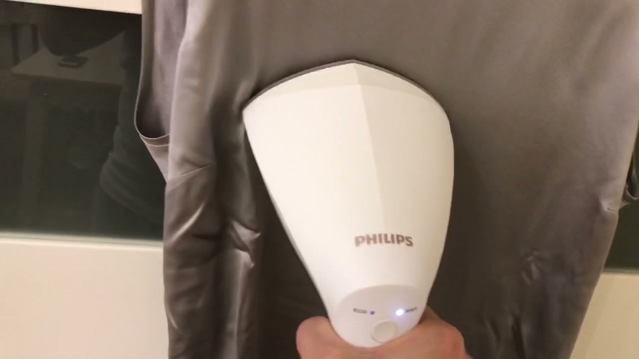 Обзор на ручной отпариватель Philips GC801