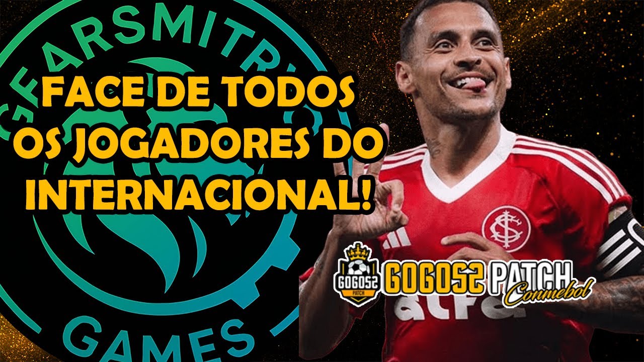 Faces dos jogadores do Internacional - Gogosz Patch Conmebol