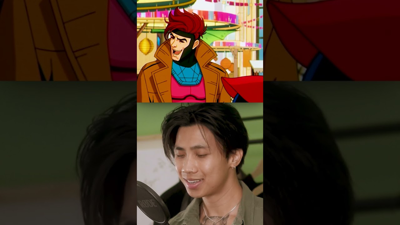 Voicing Gambit from X-Men '97 (Originally Voiced by A.J. LoCascio)