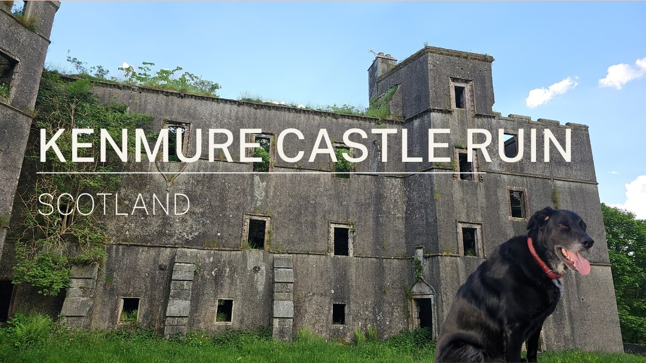 Kenmure Castle ruins in Galloway, Scotland