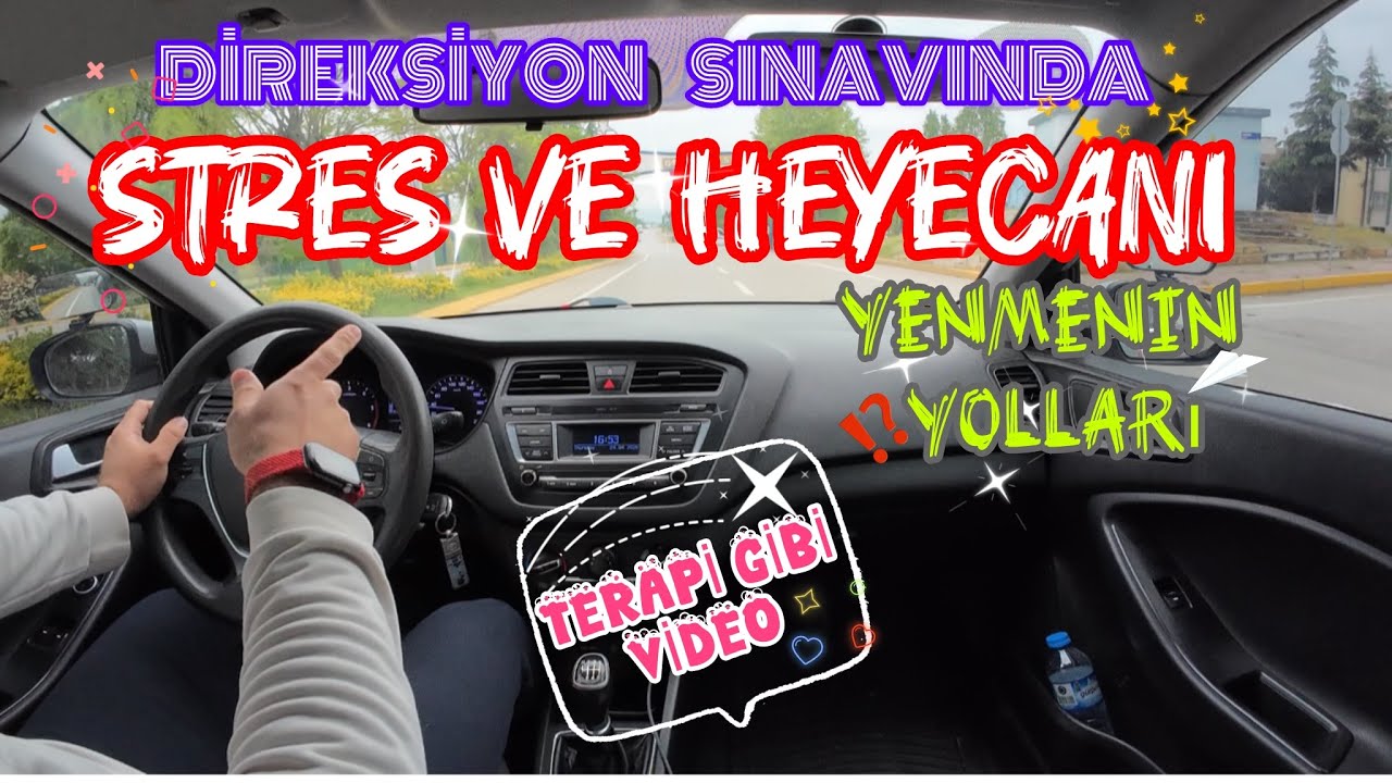 DİREKSİYON SINAVINDA HEYACAN VE STRESİ YENMENİN ETKİLİ YOLLARI -  (TERAPİ GİBİ VİDEO) #keşfet