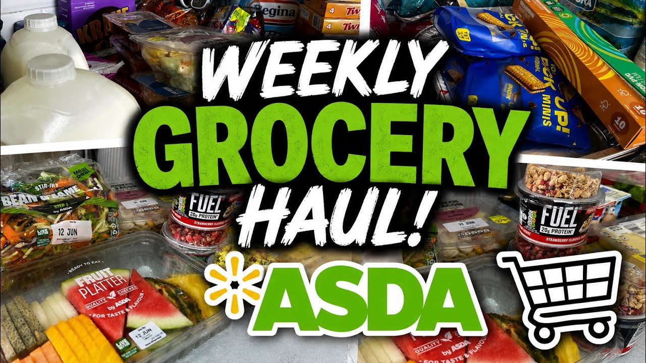 ОГРОМНАЯ ЗАКУПКА ПРОДУКТОВ | ПОХОД ЗА ПРОДУКТАМИ | ЗАКУПКА В ASDA ИЮНЬ 2026
