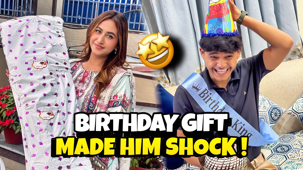 HE COULDN’T STOP SMILING 😂🎂 | MY BROTHER-IN-LAW’S BIRTHDAY SURPRISE #alizehjamali 