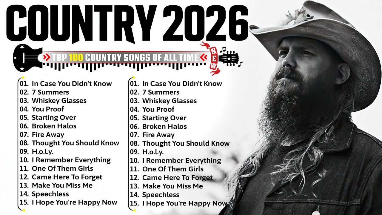 New Country Music 2026 Collection 🤠 Chris Stapleton, Luke Combs, Kane Brown, Luke Bryan, Brett Young