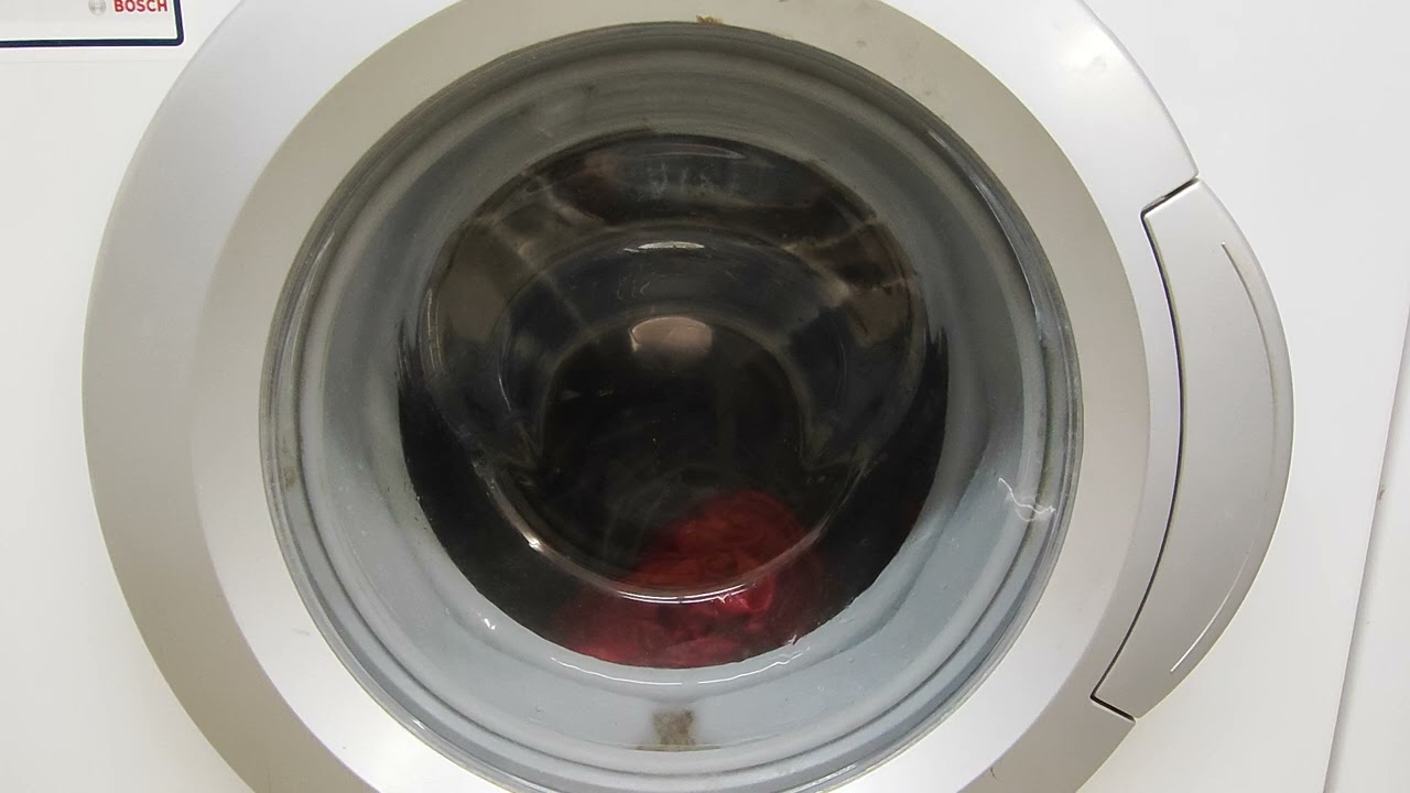 Wash Cotton 60° with pre-Washing machine AEG and BOSCH part 1/3