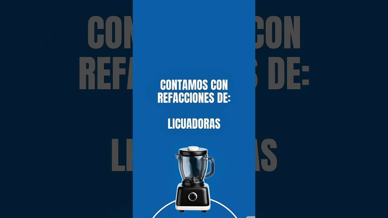 Refacciones para electrodomésticos 