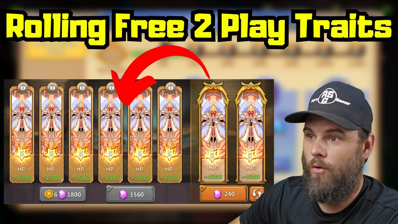 Rolling 50K Gems on Traits | Free2Play | Castle Clash