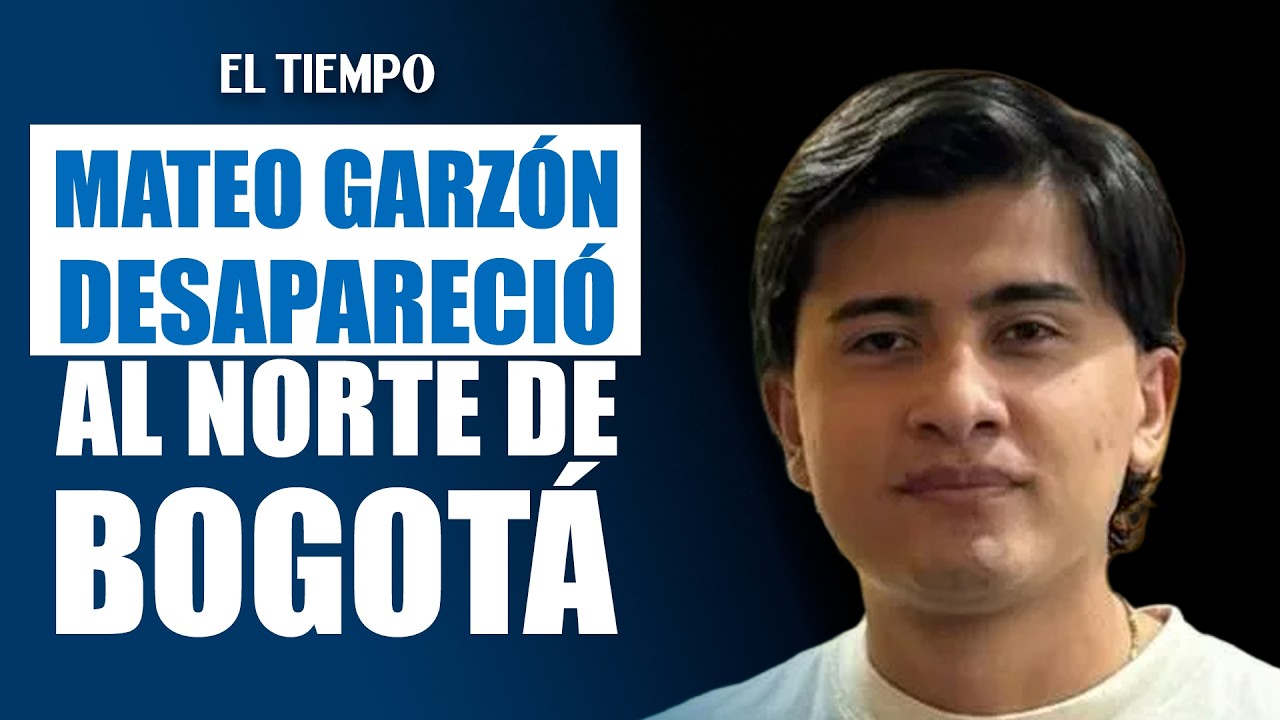 Reportan desaparición de Mateo Garzón Plazas tras salir de un bar en el norte de Bogotá