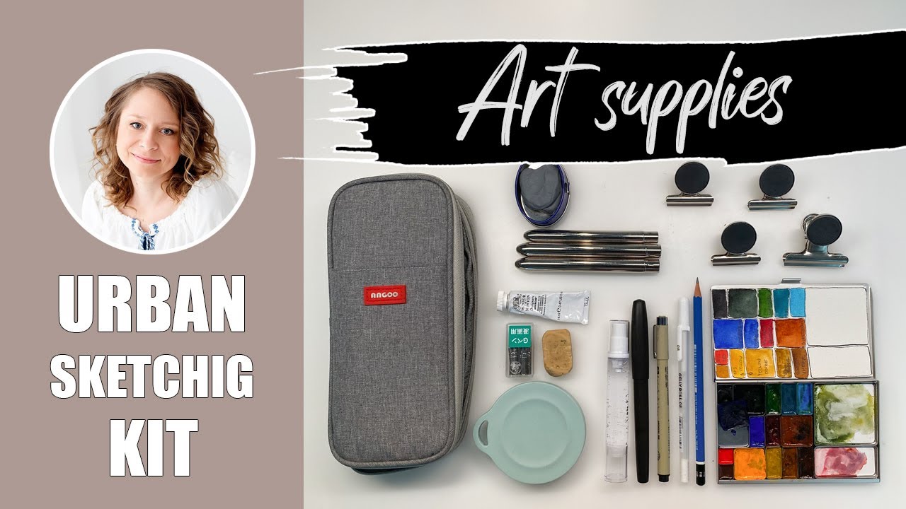 Minimalist Urban Sketching Kit – What’s in My Backpack – This is all I need