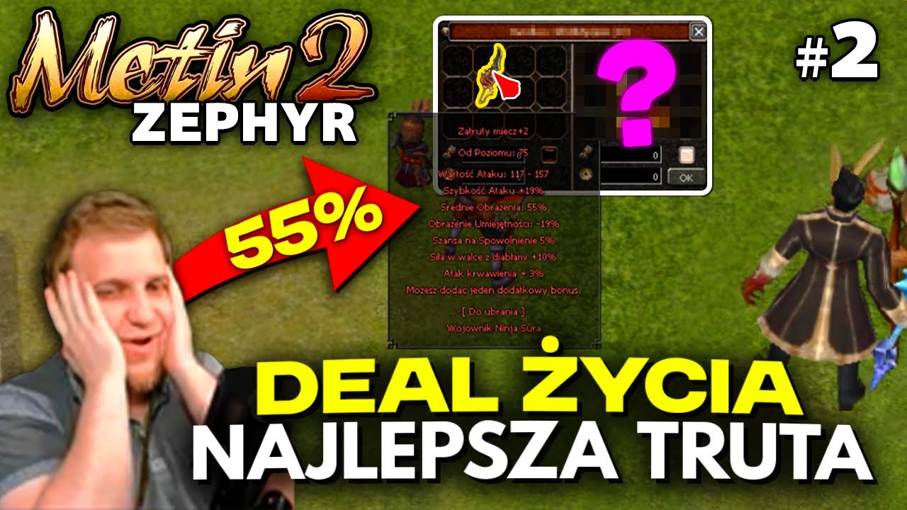 Metin2 Zephyr - Start Serwera - Deal Życia - Najlepsza Truta na Serwerze - Alchemia i Szarfy #2