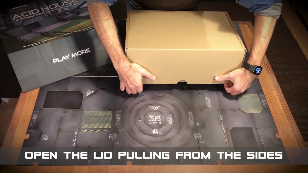Foldable Tabletop SCI-FI Terrain INSTRUCTIONS- Acid House Terrain