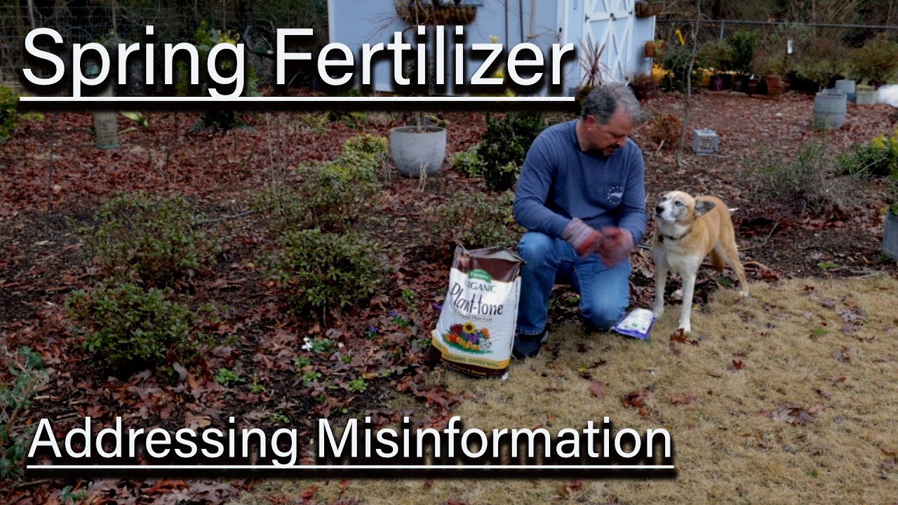 Spring Fertilizing and Addressing Misinformation