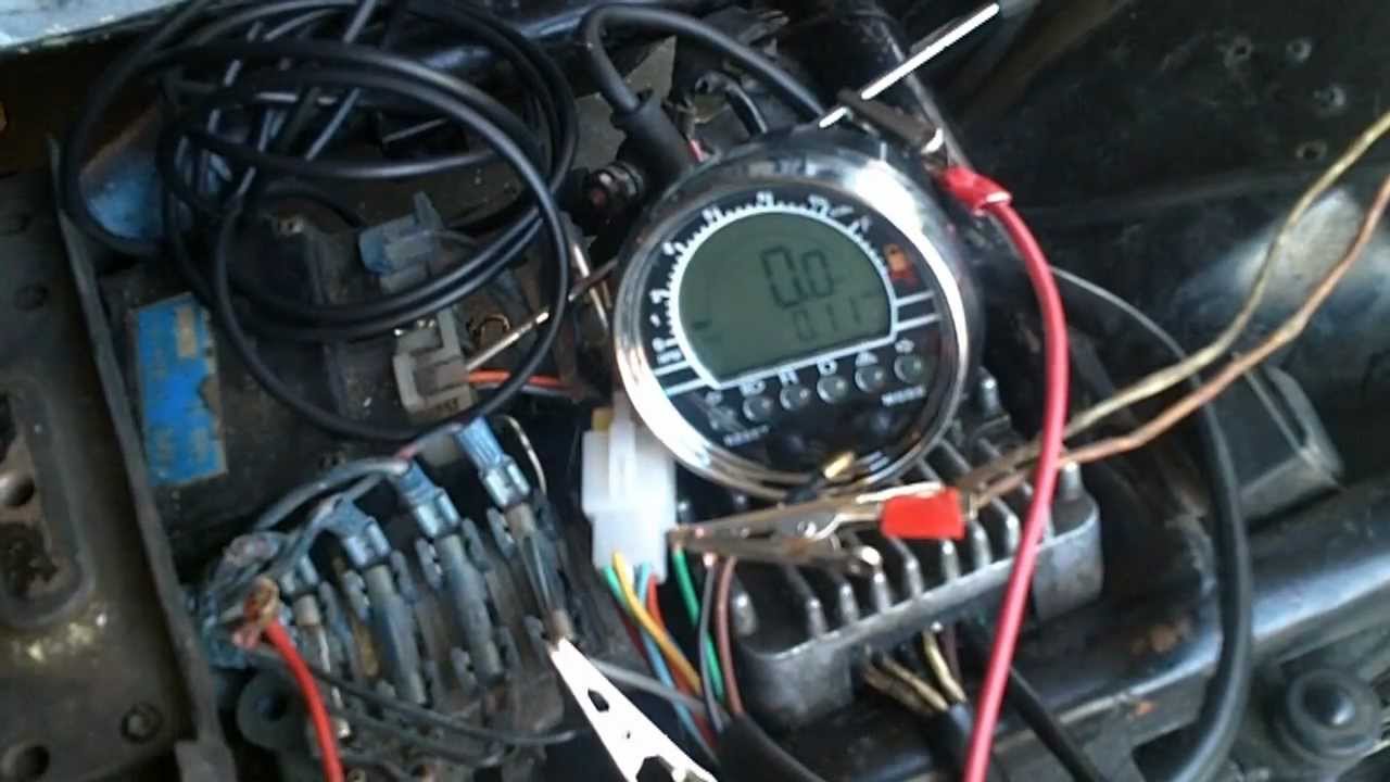 Fixing up the XJ550: Episode 5: Digital Speedo/Tach