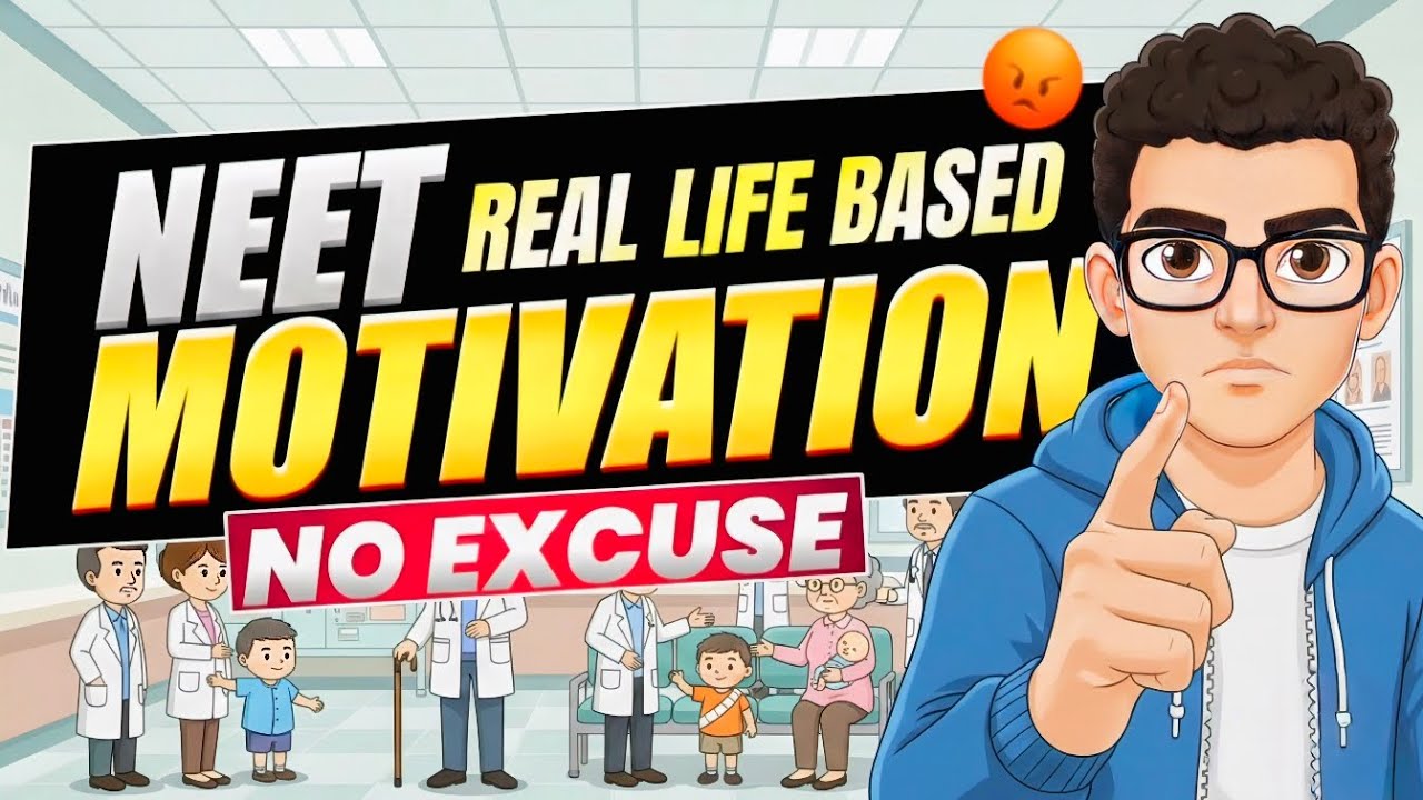 NO EXCUSE: NEET Real Life Based Motivation (Aman's Story)" 