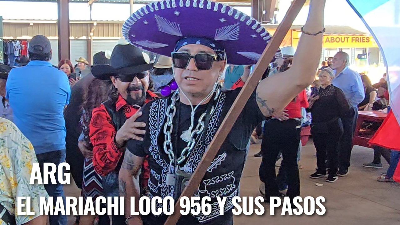 el mariachi loco 956 en la pulga #baile #huapangosperros #rlvicion #dance