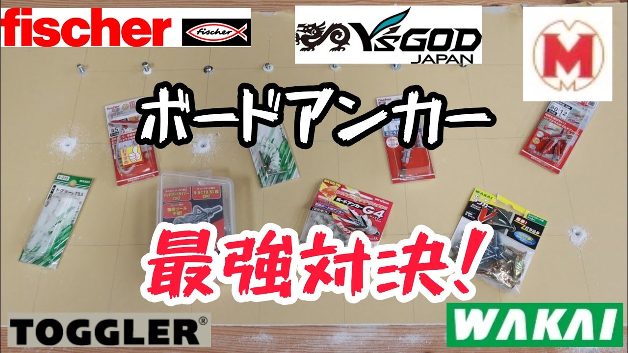 ボードアンカー最強対決！　「WAKAI･峰岸･fischer･山真･トグラー」