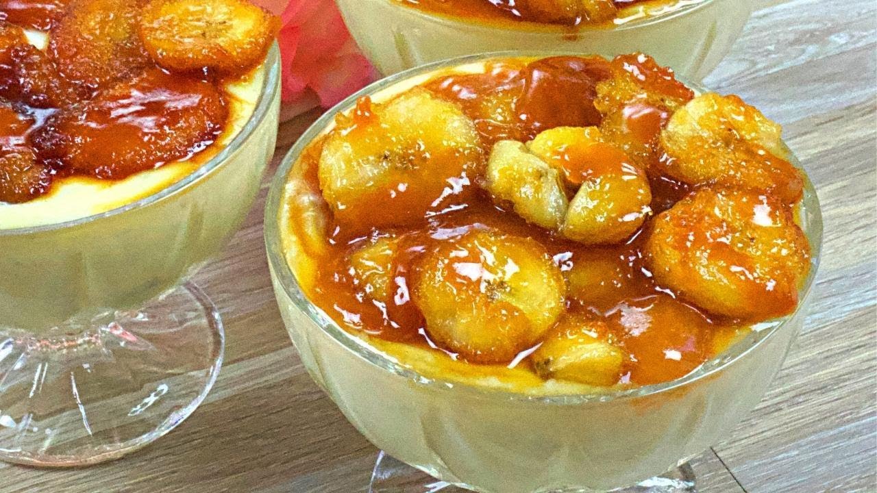 У вас есть бананы? Приготовьте этот вкусный рецепт десерта за 10 минут! Быстро и просто!