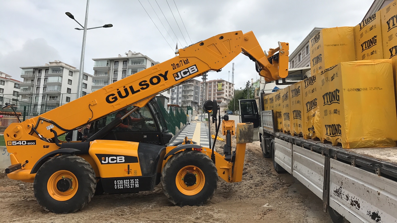 Jcb manitou teleskobu kamyon nasıl boşaltılır