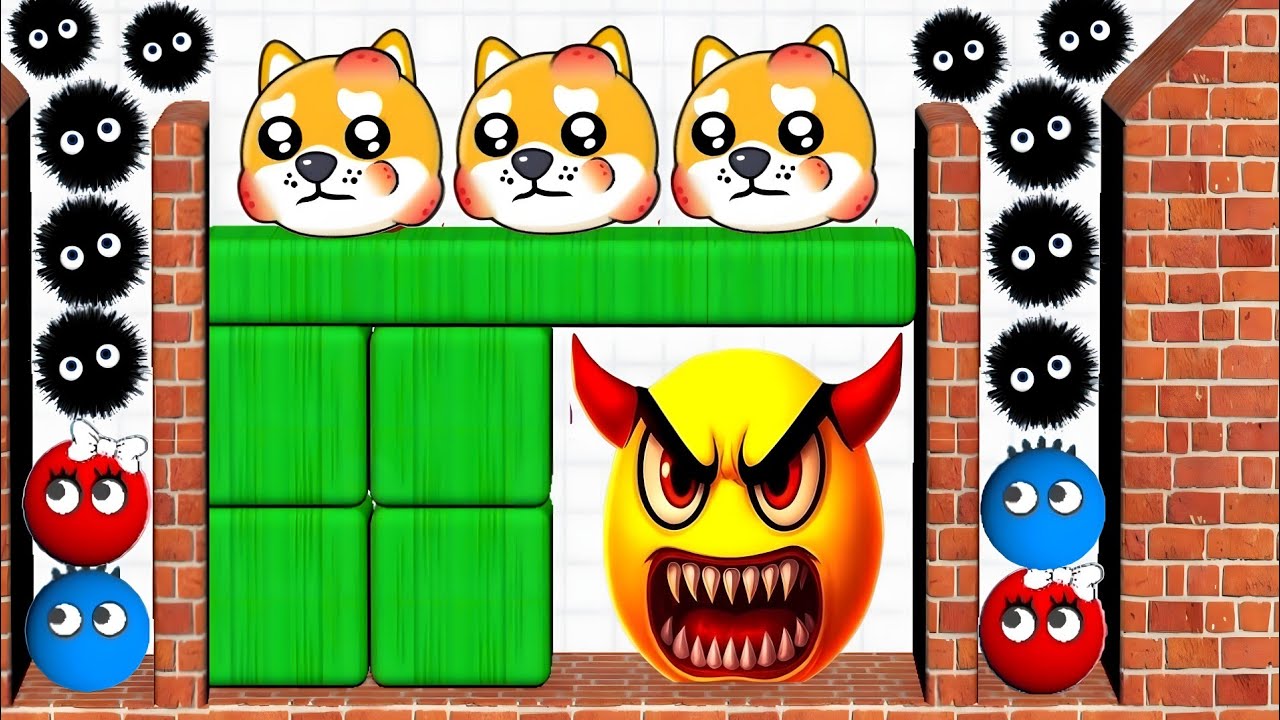 🤣 3×3 Challenges Games / Hide Ball Brain teaser games 🆚 Huggy story 2048 Gameplay part 31