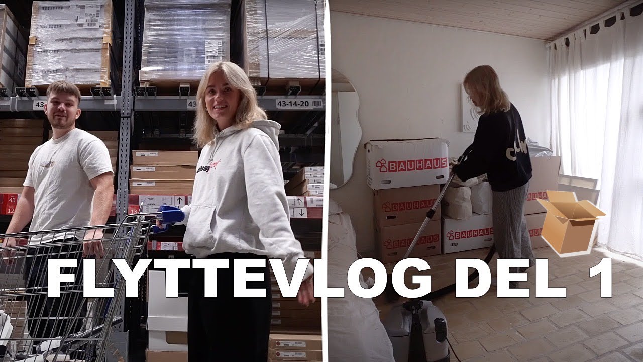 JEG FLYTTER HJEMMEFRA; IKEA tur og pakker mit v&aelig;relse ned