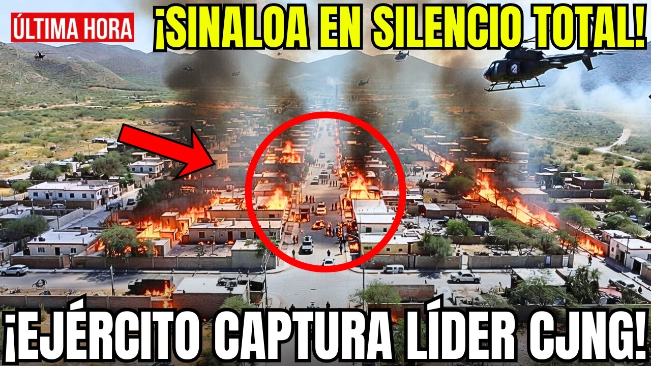 🇲🇽🚨SINALOA EN SILENCIO TOTAL: EJÉRCITO CERCA PUEBLO COMPLETO TRAS CAPTURA DE LÍDER REGIONAL DEL CJNG