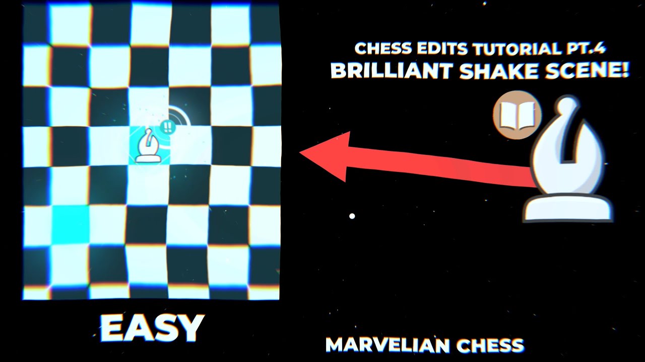 Learn How To Make Chess Edits!🔥 • Brilliant Shaking Scene in Alight Motion!! IB: ZaveeCHESS