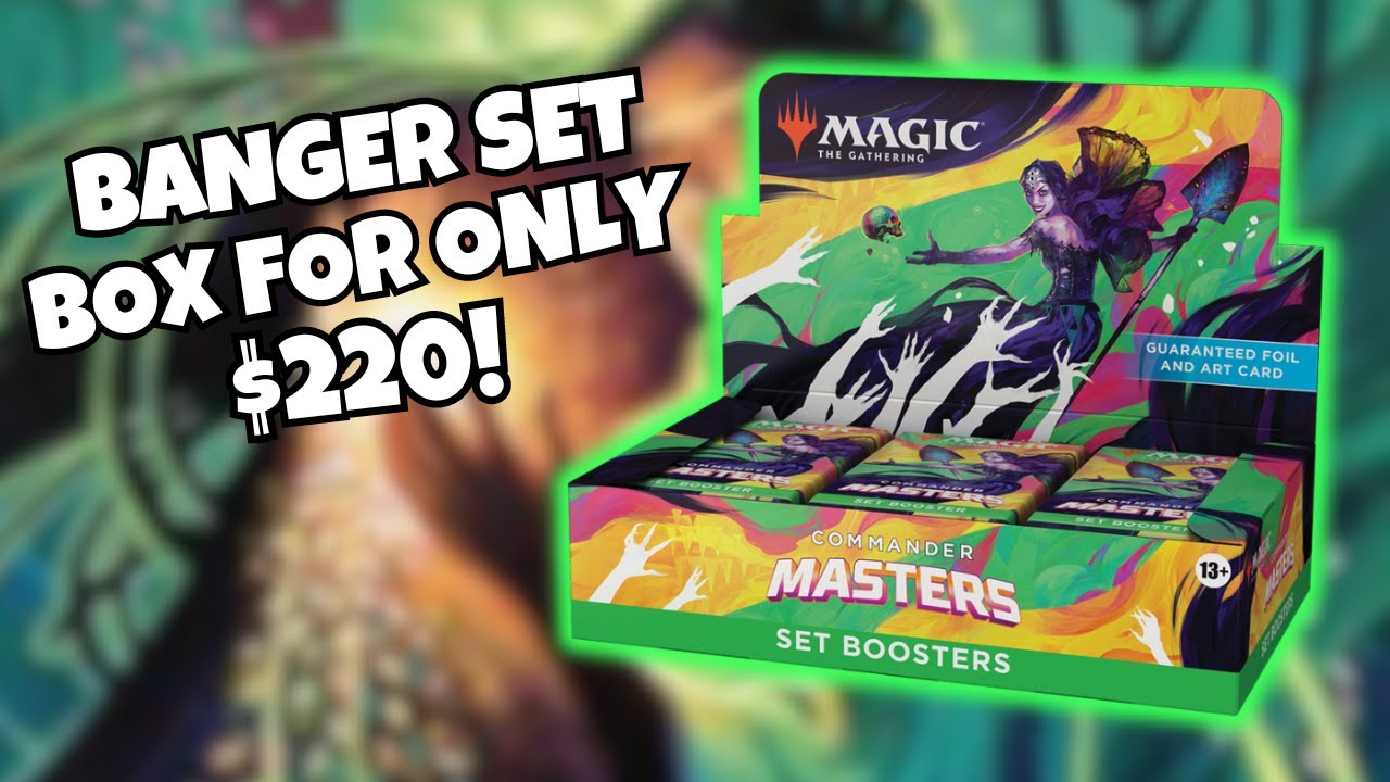 MTG Commander Masters Set Booster Box Opening - With Prices!