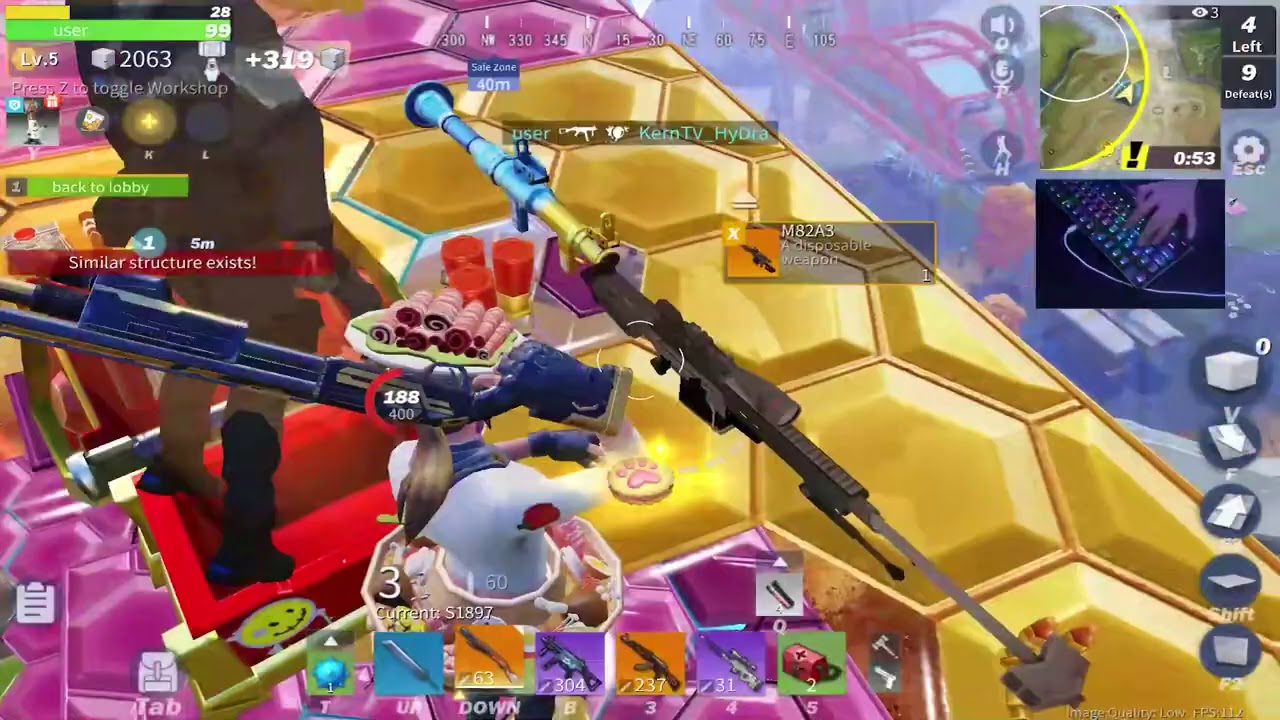 Handcam & Pre-Season 14 Grind w/ @ykjuju | Creative Destruction Mobile & PC | 8 Fingers | 8K 60FPS