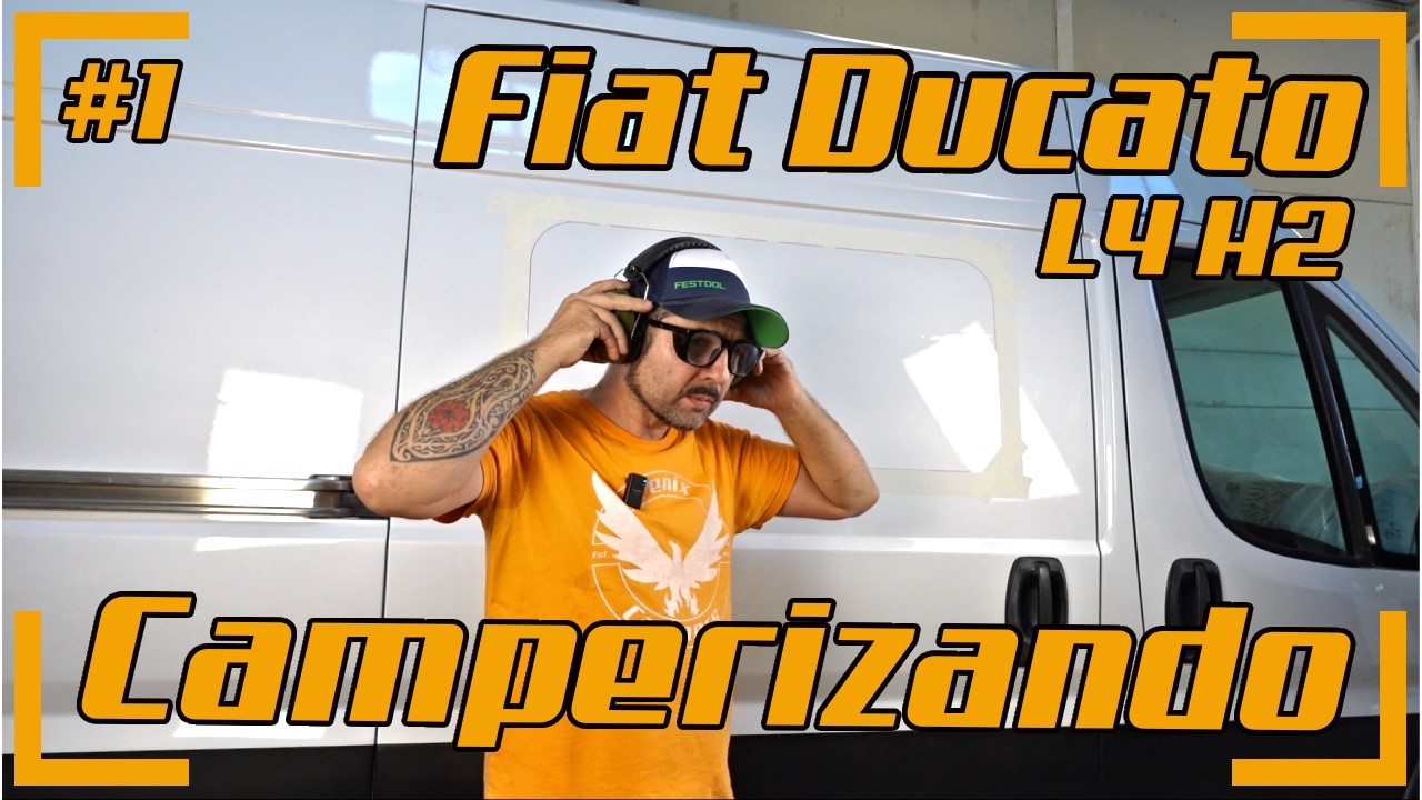 CAMPERIZANDO Fiat Ducato L4H2 con 600 A de LITIO, Aire ACONDICIONADO Y WC TRITURADOR  EP1 (Resubido)