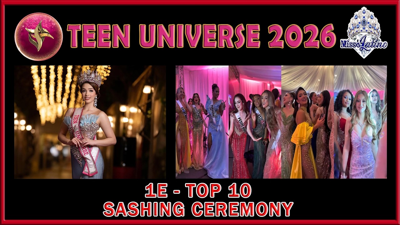 Teen Universe 2026 - 1E - Top 10 Sashing Ceremony