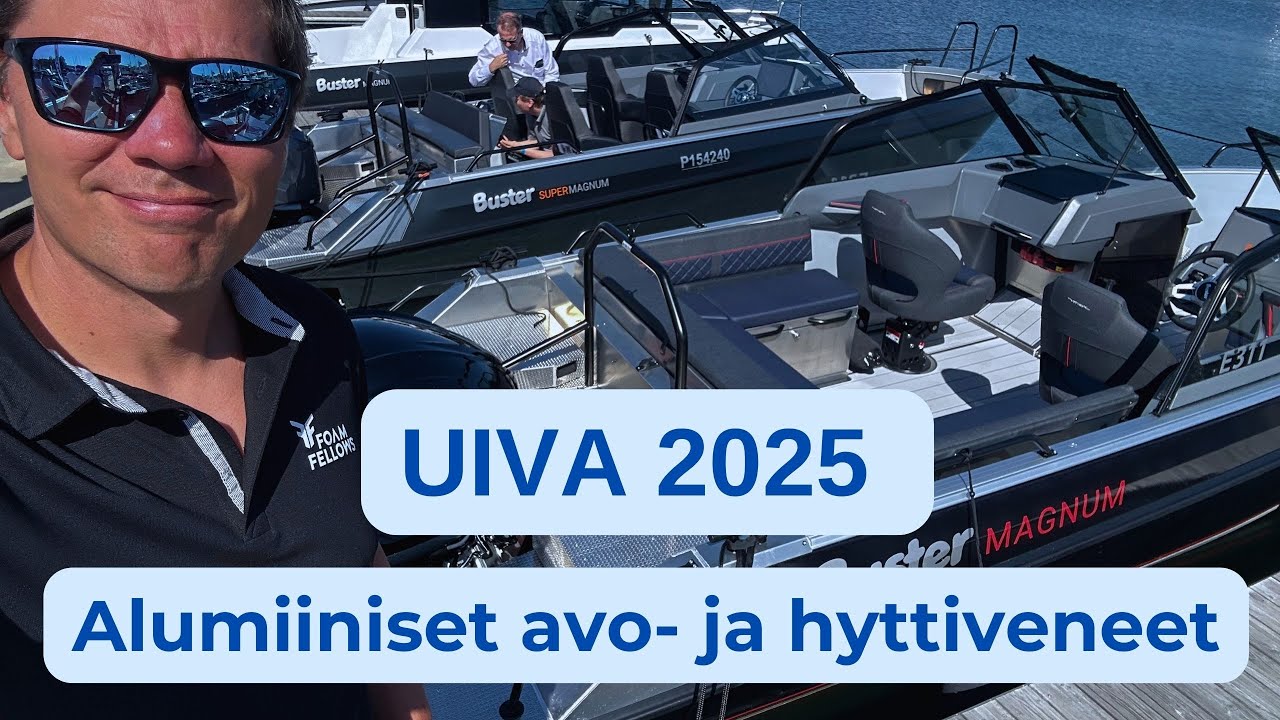 UIVA 2025 I ALUMIINIA HYTILLÄ JA ILMAN I BOAT SHOW AT HELSINKI