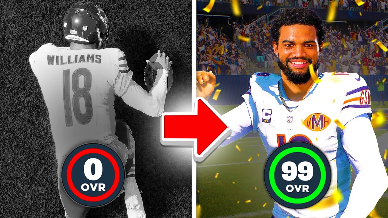 1 Caleb Williams Touchdown = +1 Upgrade!