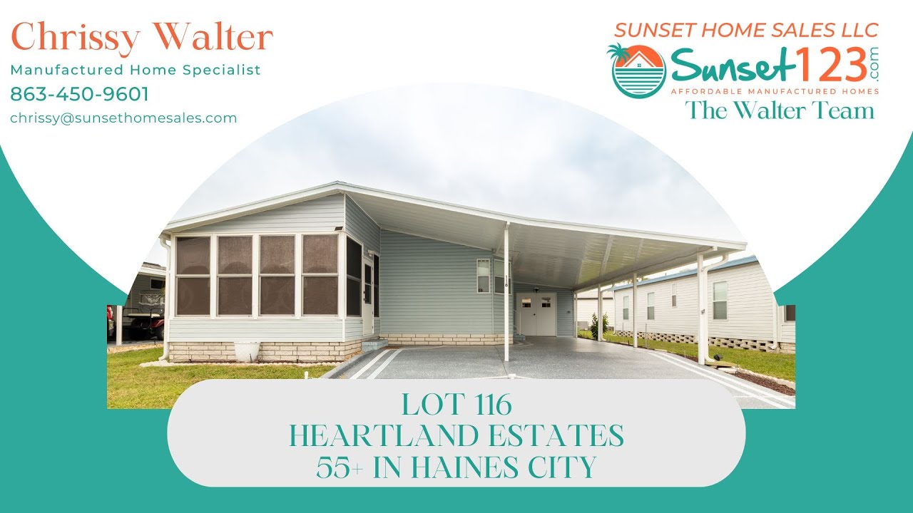 Heartland Estates Lot 116, Haines City, 55+ Community