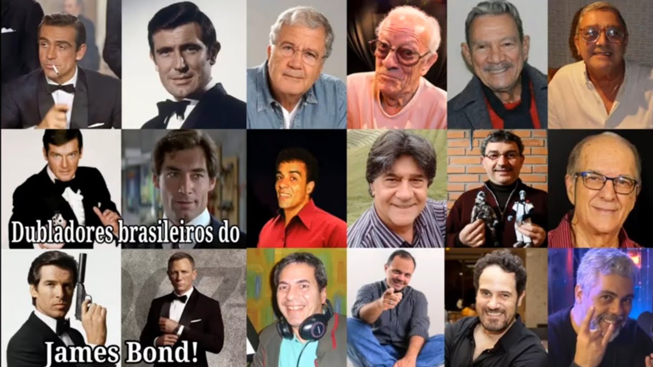 PERSONAGENS & SEUS DUBLADORES #04 | JAMES BOND