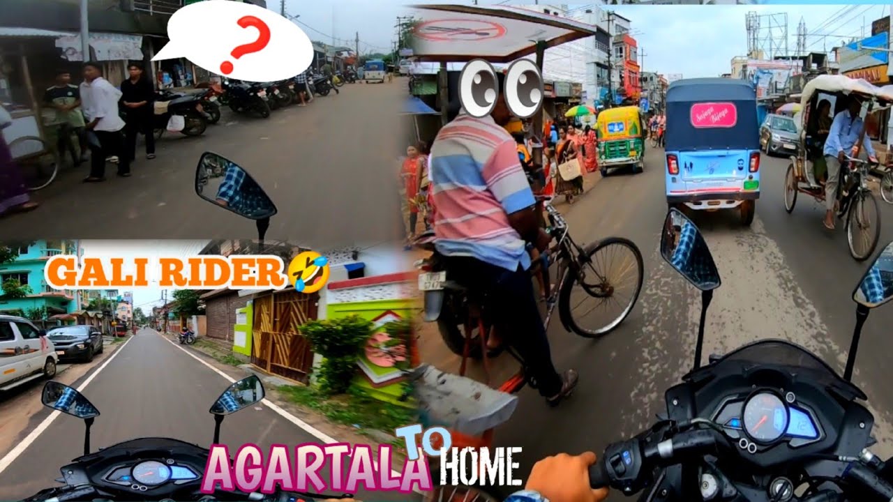 AGARTALA TO HOME 🏠 ||SHORT RIDE 🤗@SumntaDebbarma01
