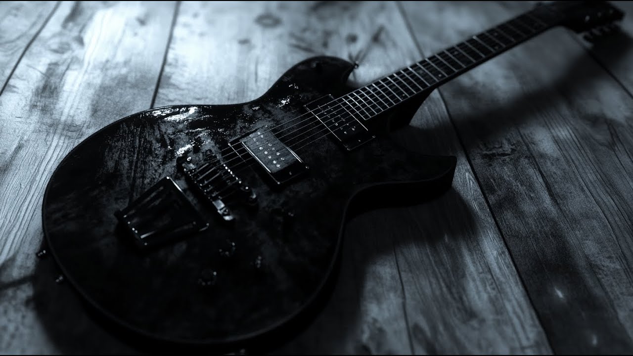 【Dark Blues】- Instrumental song: Rain on Bourbon Lane#darkblues #ambientblues #bluesguitar