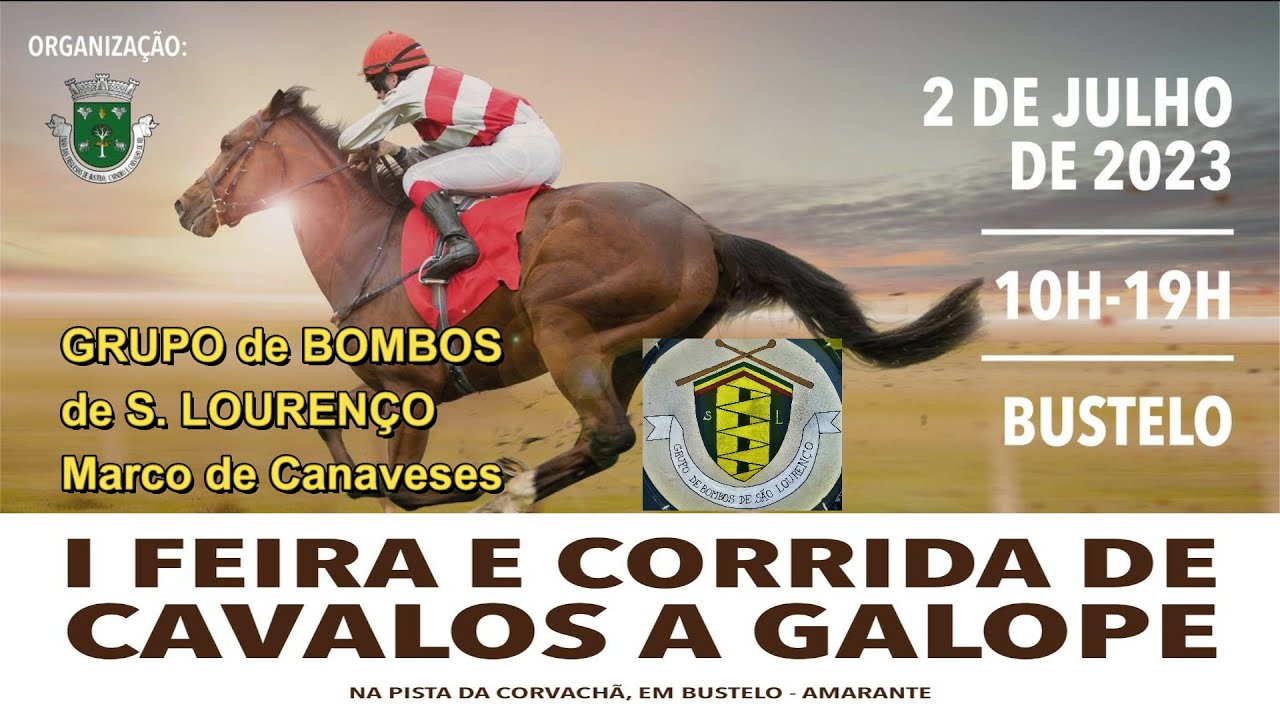 BOMBOS S. LOURENÇO-Marco Canaveses-1ª. CORRIDA de CAVALOS-CORVACHÃ-Bustelo-Amarante-2023