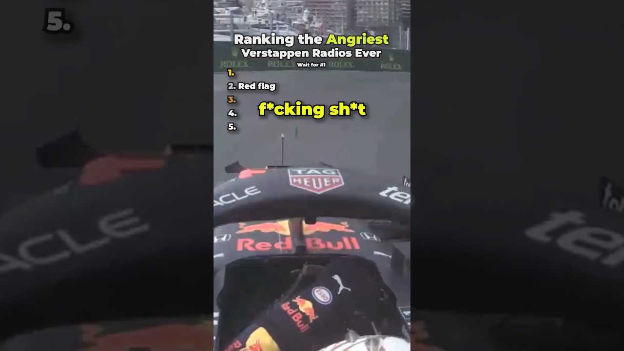 Top 5 ANGRIEST Verstappen Moments! 😡🔥 #f1 #formula1 #maxverstappen