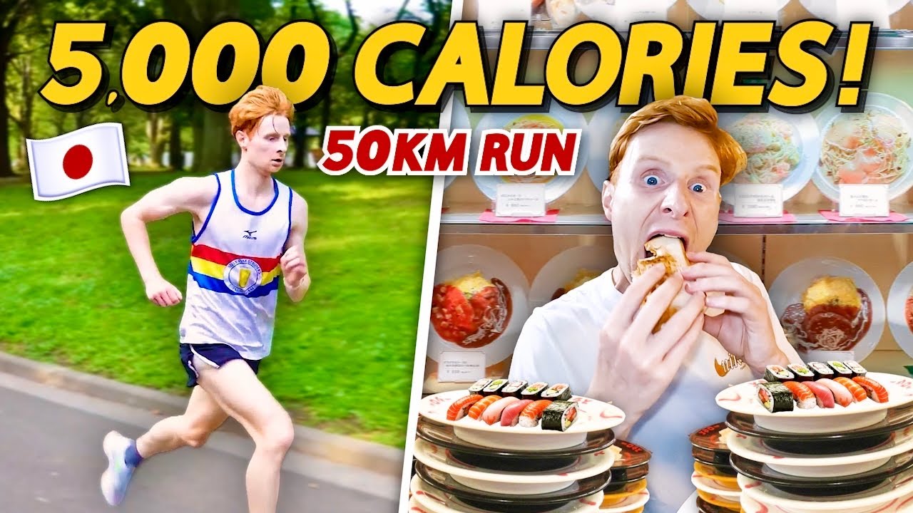 Целый день ЕДЫ в Японии, чтобы пробежать 50 км!