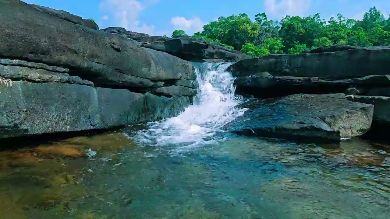 Waterfall & Bird Souns, Beautiful Piano Music For Deep Sleep, Meditation, Stress Relief #021