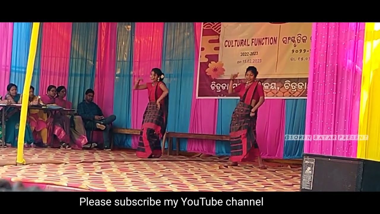Buru jharna ale re || Chitrada Culture program chitrada college 2023 || New santali full video.