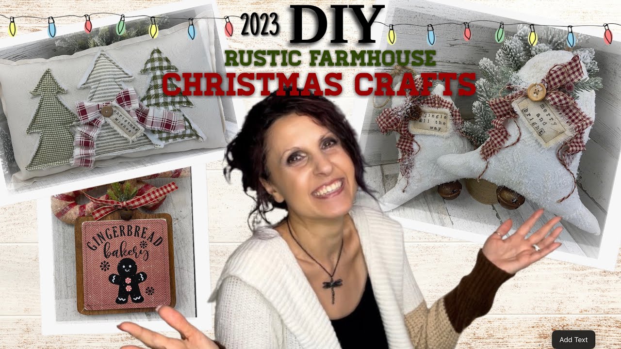 DIY Rustic Farmhouse Christmas Crafts | DIY Farmhouse Christmas Crafts | DIY Christmas Crafts 2023