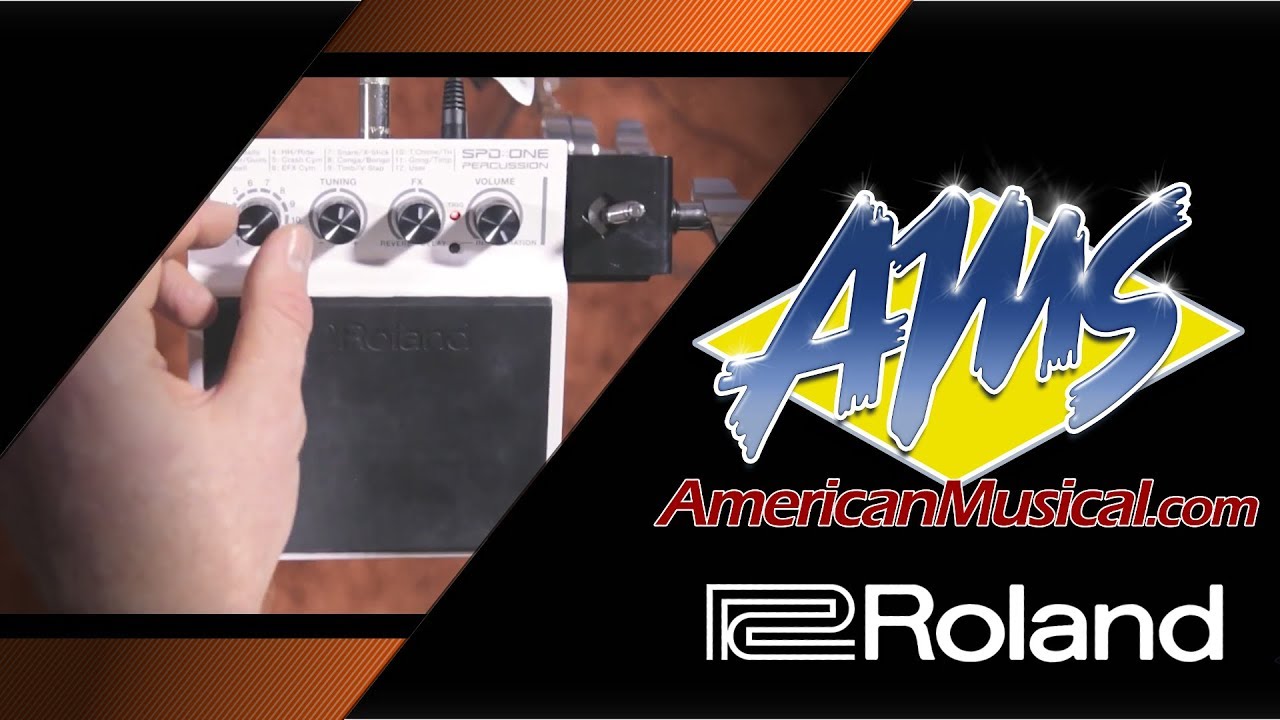 Обзор перкуссионного пэда Roland SPD1 &mdash; American Musical Supply