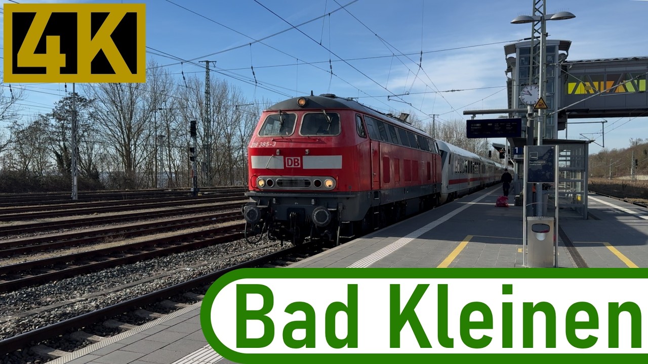 Großdiesel und Hl-Signale - interessanter Zugverkehr im Bahnhof Bad Kleinen