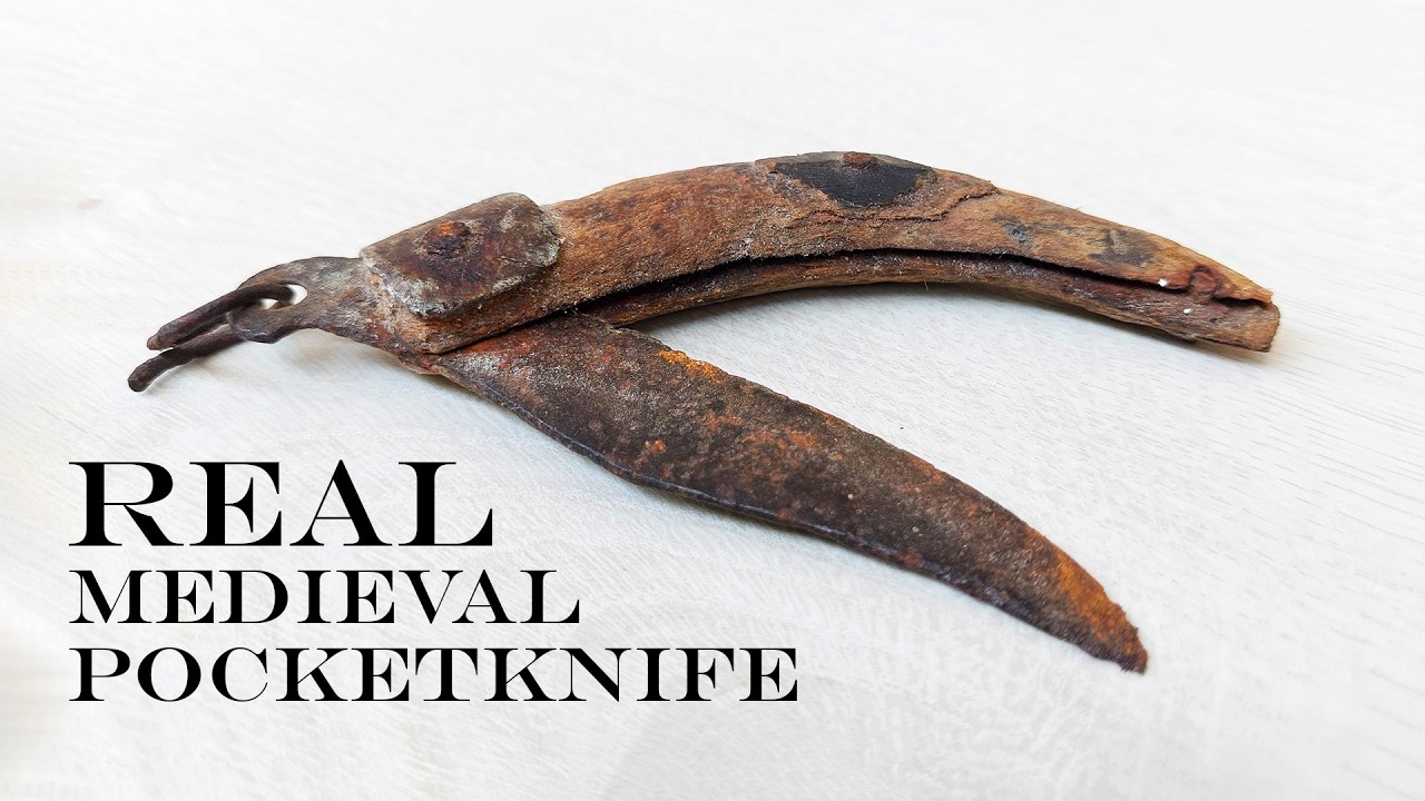 Real Medieval Pocket Knife Restoration