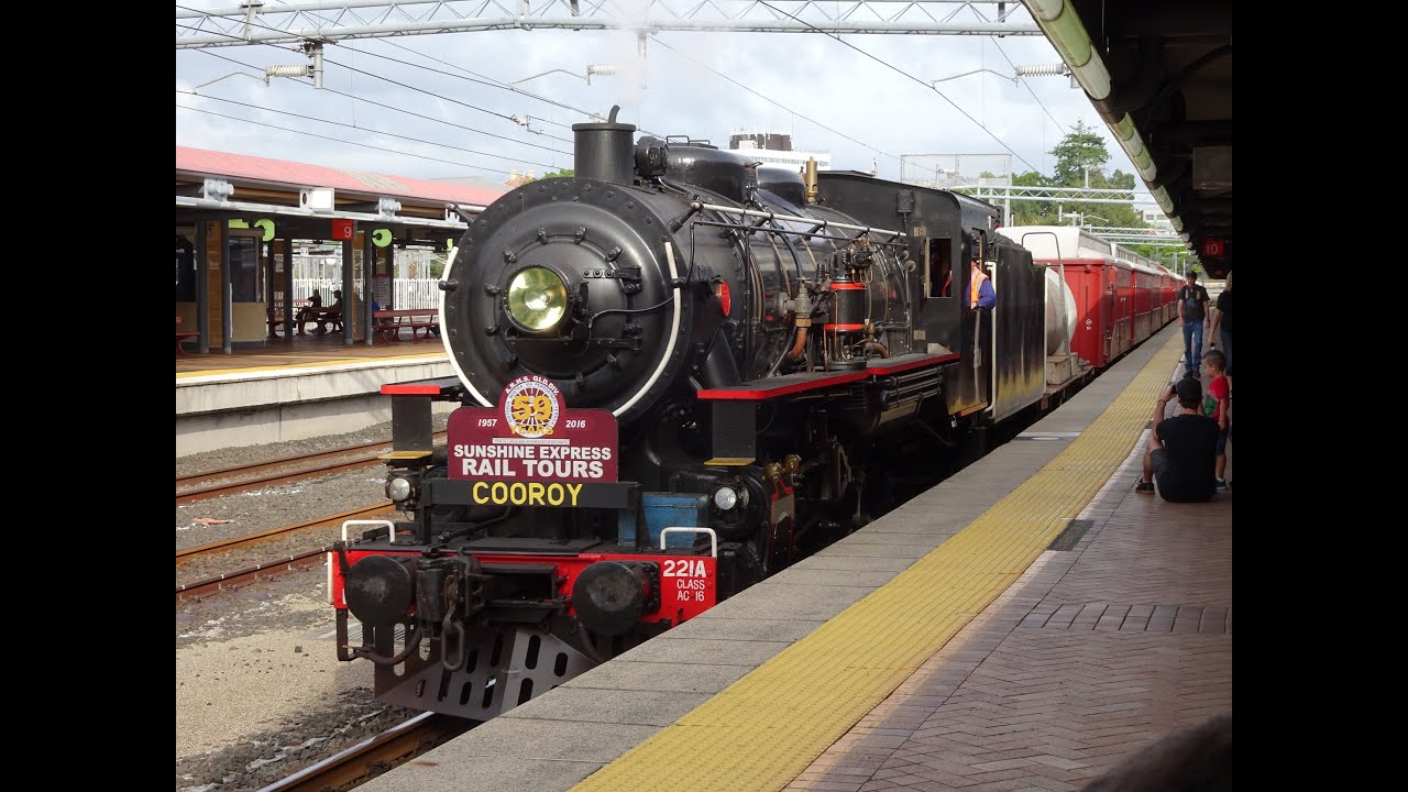 AC16 221A - ARHS Steam Train to Cooroy - 5/03/2016 - Part 1 of 2