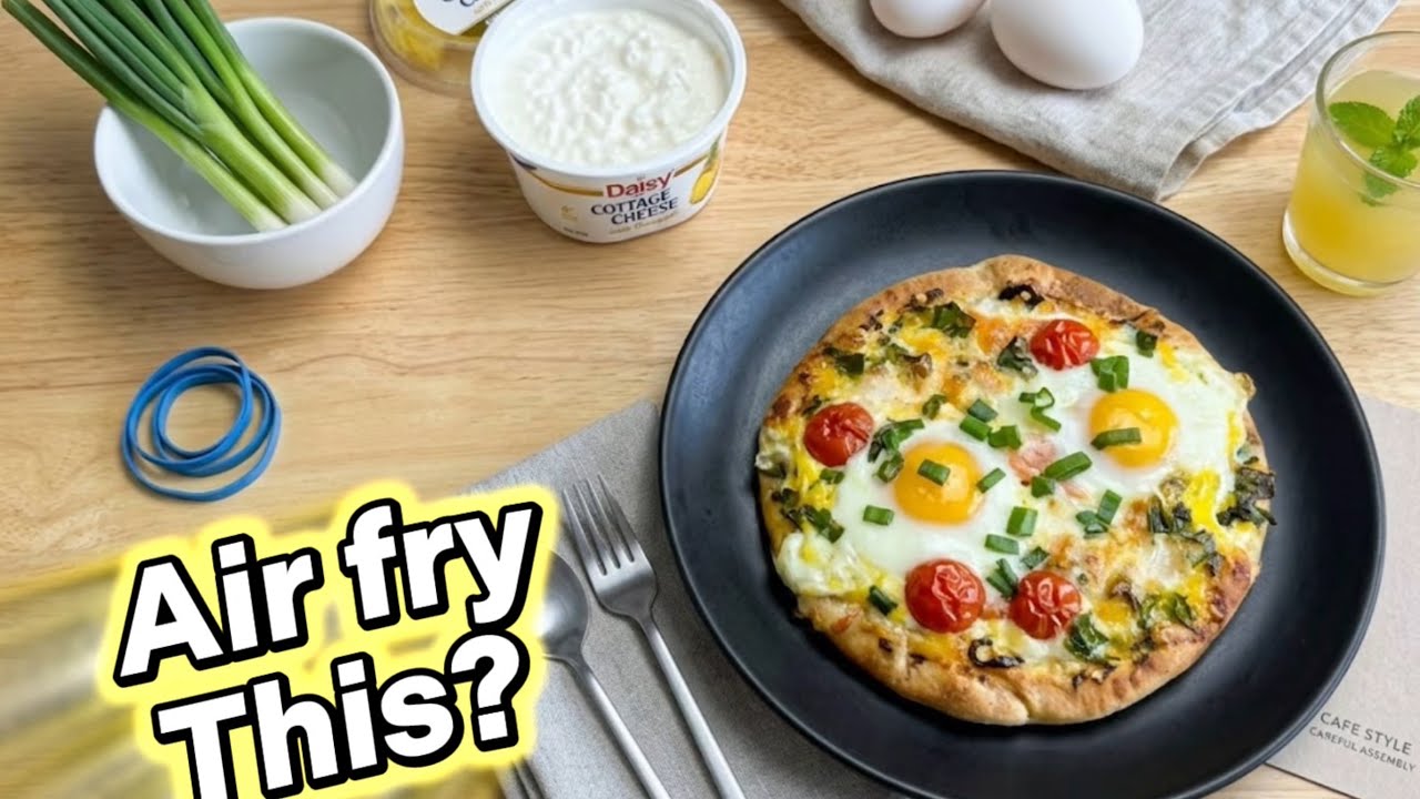 This Viral 2-Egg 5 Min Air Fried Meal is too Easy
